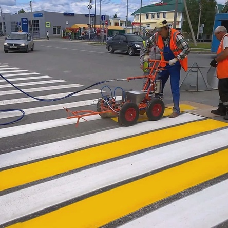 Ручное нанесение разметки для нестандартных решений.