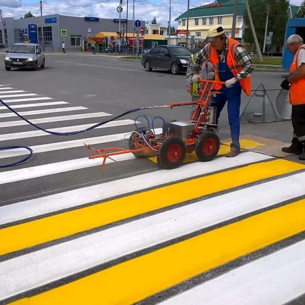 Ручное нанесение разметки для нестандартных решений.